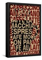 Coffee Types-null-Framed Poster