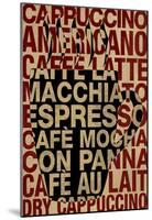 Coffee Types-null-Mounted Poster