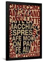 Coffee Types-null-Framed Poster
