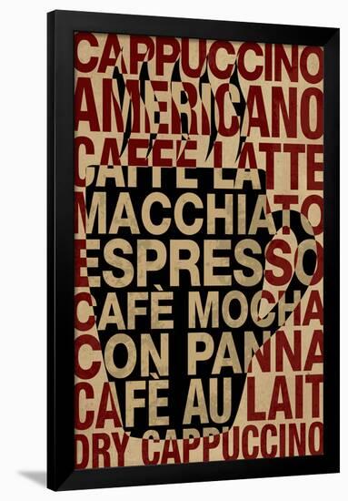Coffee Types-null-Framed Poster