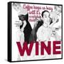 Coffee & Wine-null-Framed Stretched Canvas