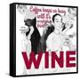 Coffee & Wine-null-Framed Stretched Canvas