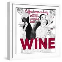 Coffee & Wine-null-Framed Giclee Print