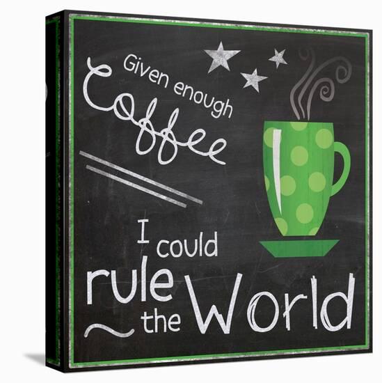 Coffee World 2-Lauren Gibbons-Stretched Canvas