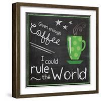 Coffee World 2-Lauren Gibbons-Framed Art Print