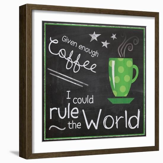 Coffee World 2-Lauren Gibbons-Framed Art Print