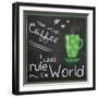 Coffee World 2-Lauren Gibbons-Framed Art Print