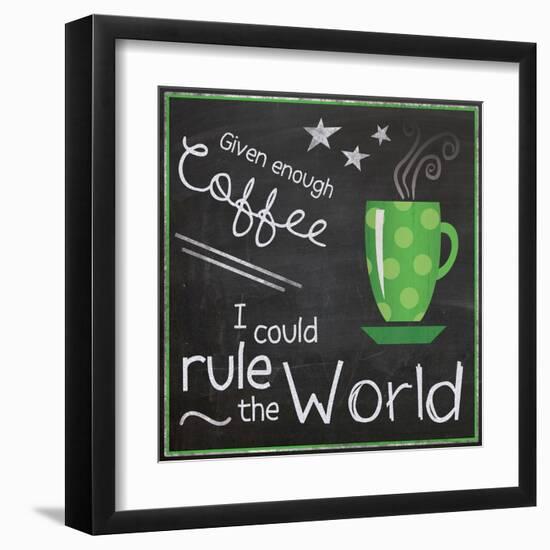 Coffee World 2-Lauren Gibbons-Framed Art Print