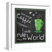 Coffee World 2-Lauren Gibbons-Framed Art Print