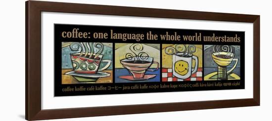 Coffee World Poster-Tim Nyberg-Framed Giclee Print