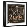 Coffee-leeser-Framed Art Print