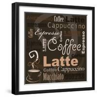 Coffee-leeser-Framed Art Print