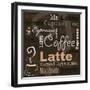 Coffee-leeser-Framed Art Print