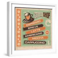 Coffee-Lukeruk-Framed Art Print