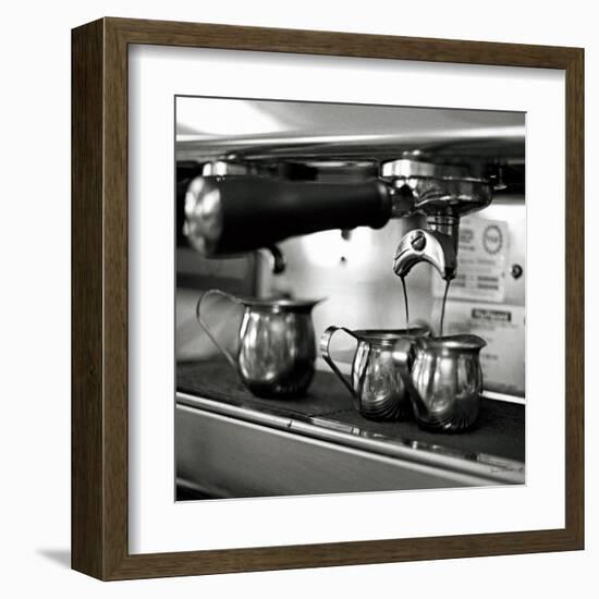 Coffeehouse II Crop-Laura Marshall-Framed Art Print