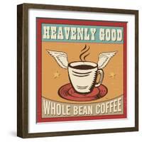 Coffeehouse IV-Pela Design-Framed Art Print