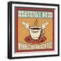 Coffeehouse IV-Pela Design-Framed Art Print