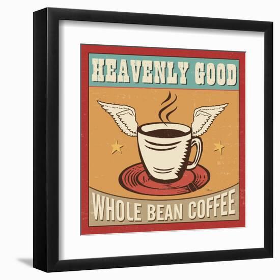 Coffeehouse IV-Pela Design-Framed Art Print