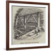 Coffer Dam, from the Platform-null-Framed Giclee Print