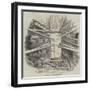 Coffer Dam, Westminster Bridge-null-Framed Giclee Print