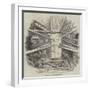 Coffer Dam, Westminster Bridge-null-Framed Giclee Print