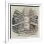 Coffer Dam, Westminster Bridge-null-Framed Giclee Print