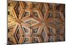 Coffered Wooden Ceiling in Golden Hall, Lapalisse Castle, Auvergne, Detail, France, 16th Century-null-Mounted Giclee Print