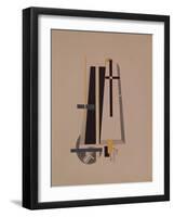 Coffin-Makers, 1920-1921-El Lissitzky-Framed Giclee Print