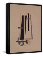 Coffin-Makers, 1920-1921-El Lissitzky-Framed Stretched Canvas