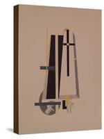 Coffin-Makers, 1920-1921-El Lissitzky-Stretched Canvas