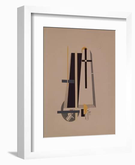 Coffin-Makers, 1920-1921-El Lissitzky-Framed Giclee Print