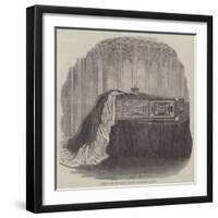 Coffin of Her Late Royal Highness the Duchess of Kent-null-Framed Giclee Print