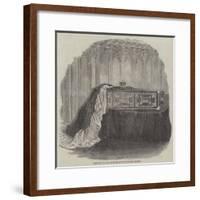 Coffin of Her Late Royal Highness the Duchess of Kent-null-Framed Giclee Print