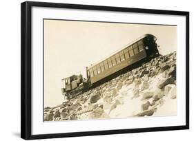 Cog Railway Locomotive, Pike's Peak, Colorado-null-Framed Art Print