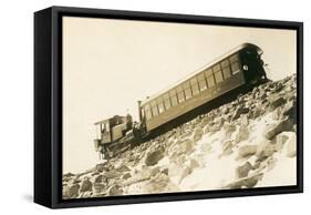 Cog Railway Locomotive, Pike's Peak, Colorado-null-Framed Stretched Canvas