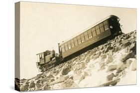 Cog Railway Locomotive, Pike's Peak, Colorado-null-Stretched Canvas
