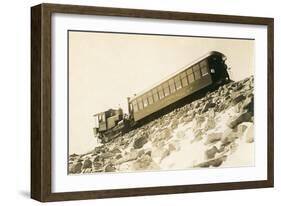 Cog Railway Locomotive, Pike's Peak, Colorado-null-Framed Art Print