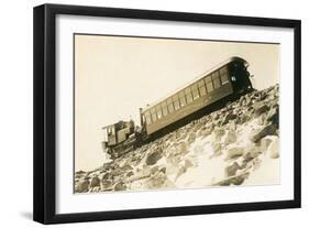 Cog Railway Locomotive, Pike's Peak, Colorado-null-Framed Art Print