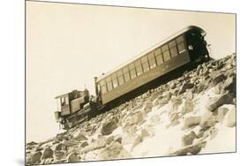 Cog Railway Locomotive, Pike's Peak, Colorado-null-Mounted Art Print