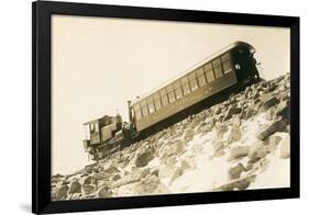 Cog Railway Locomotive, Pike's Peak, Colorado-null-Framed Art Print