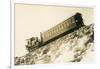 Cog Railway Locomotive, Pike's Peak, Colorado-null-Framed Art Print