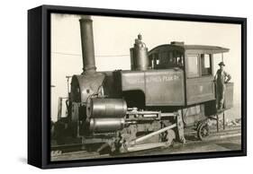 Cog Railway Locomotive, Pike's Peak, Colorado-null-Framed Stretched Canvas