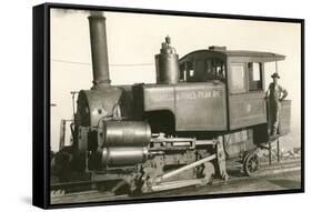 Cog Railway Locomotive, Pike's Peak, Colorado-null-Framed Stretched Canvas