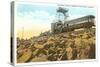 Cog Wheel Train, Pike's Peak, Colorado-null-Stretched Canvas