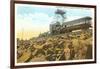 Cog Wheel Train, Pike's Peak, Colorado-null-Framed Art Print