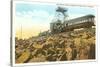 Cog Wheel Train, Pike's Peak, Colorado-null-Stretched Canvas