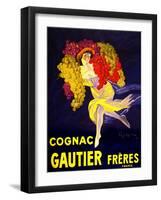 Cognac Gautier Freres Vintage French Poster-null-Framed Art Print