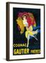 Cognac Gautier Promotional Poster - France-Lantern Press-Framed Art Print