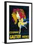 Cognac Gautier Promotional Poster - France-Lantern Press-Framed Art Print