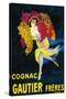 Cognac Gautier Promotional Poster - France-Lantern Press-Stretched Canvas